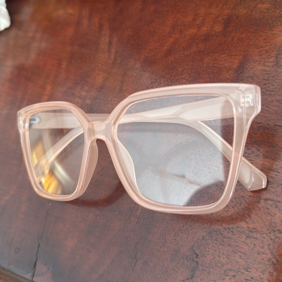 Fashion glasses no prescription glasses fashion stylish pink glasses cute - Picture 8 of 9